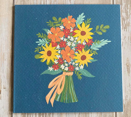 Bouquet Greetings Card