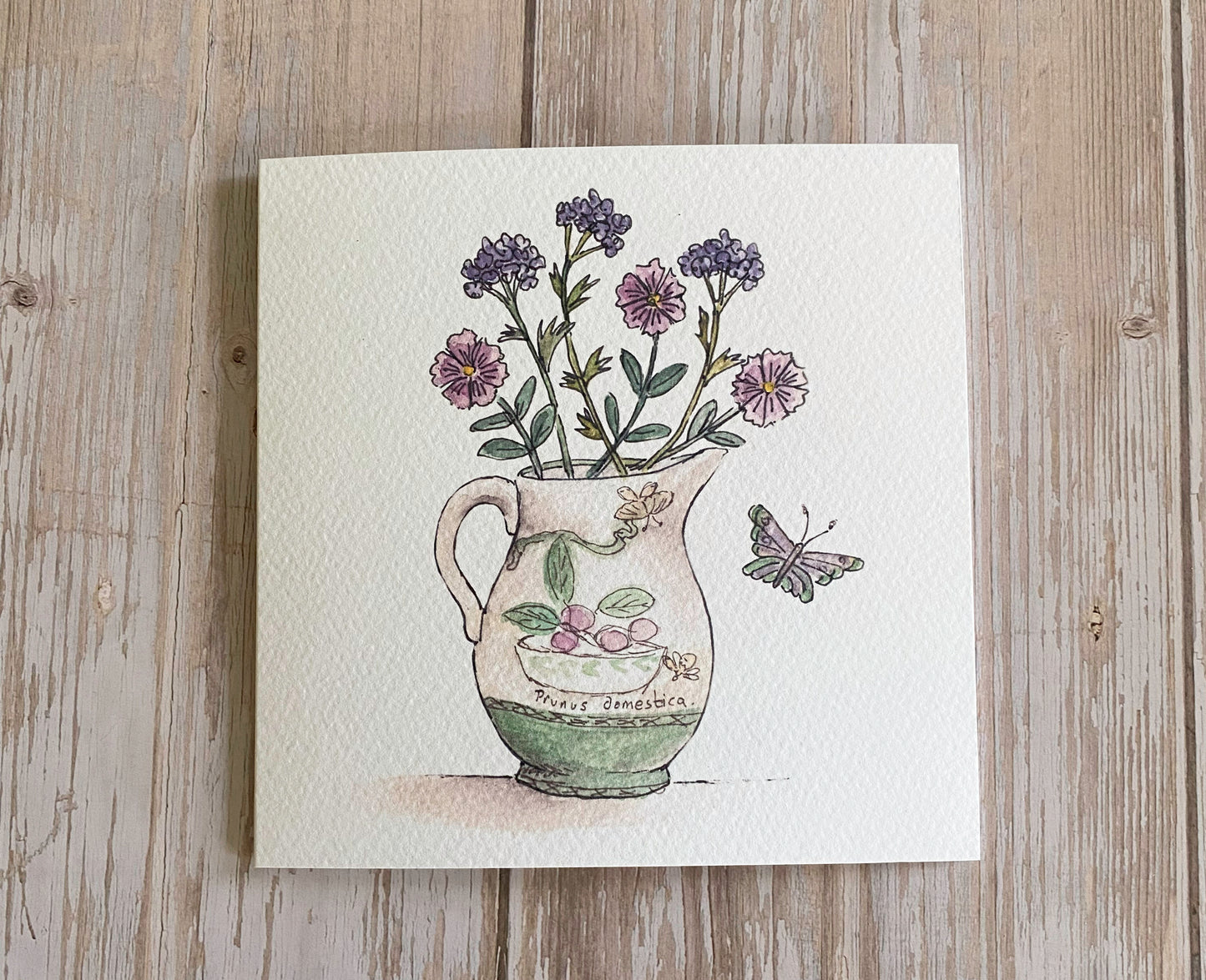 Flower Jug Set of 4 cards